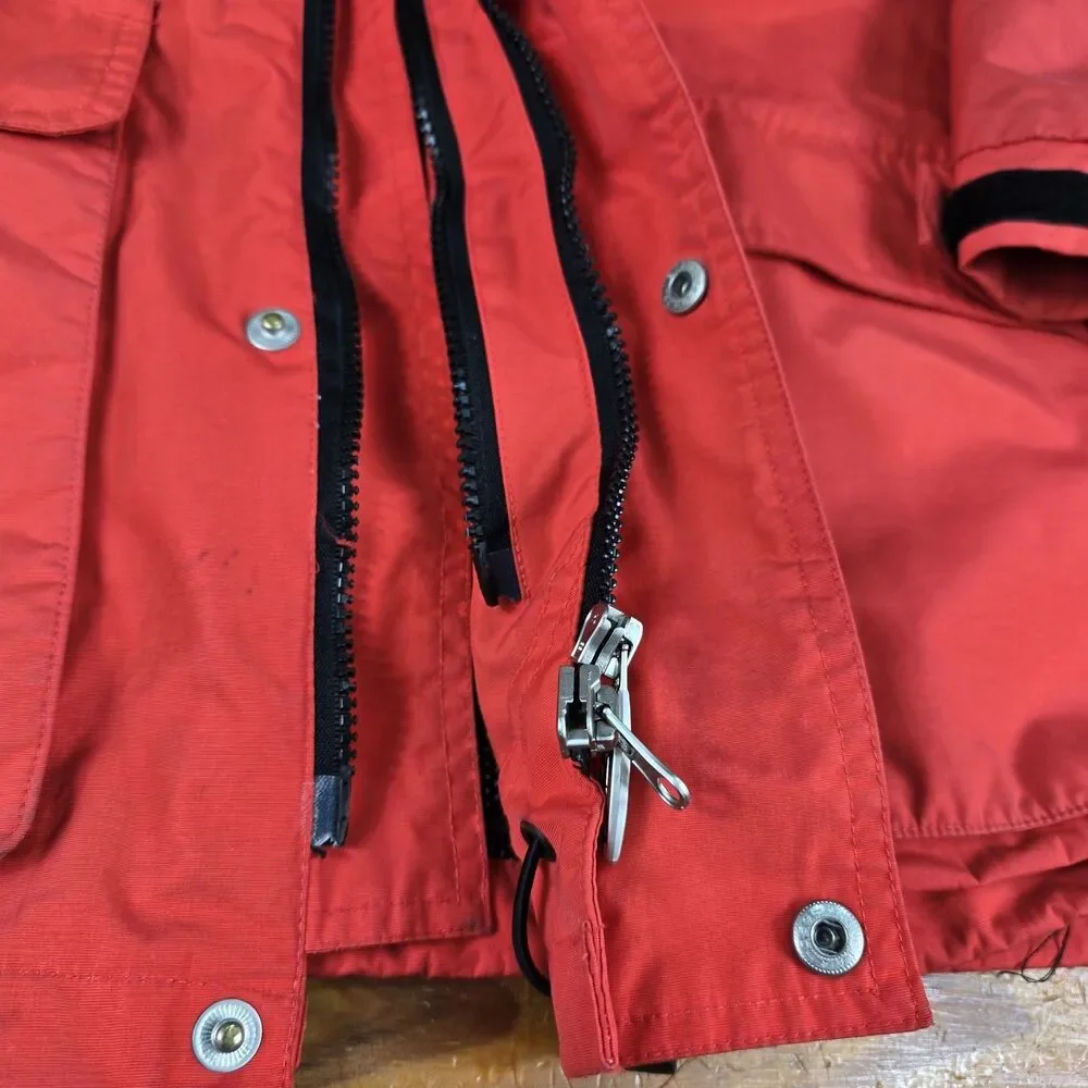 HILTI Women's 4XL water proof Soft Shell Full Zip Coat Jacket Red Tools Pockets
